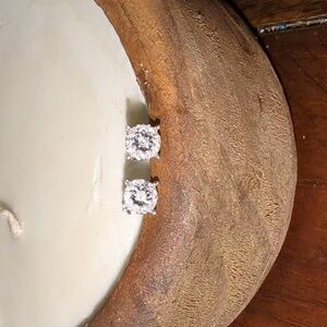 Natural 1/4 ct Brilliant diamond studs